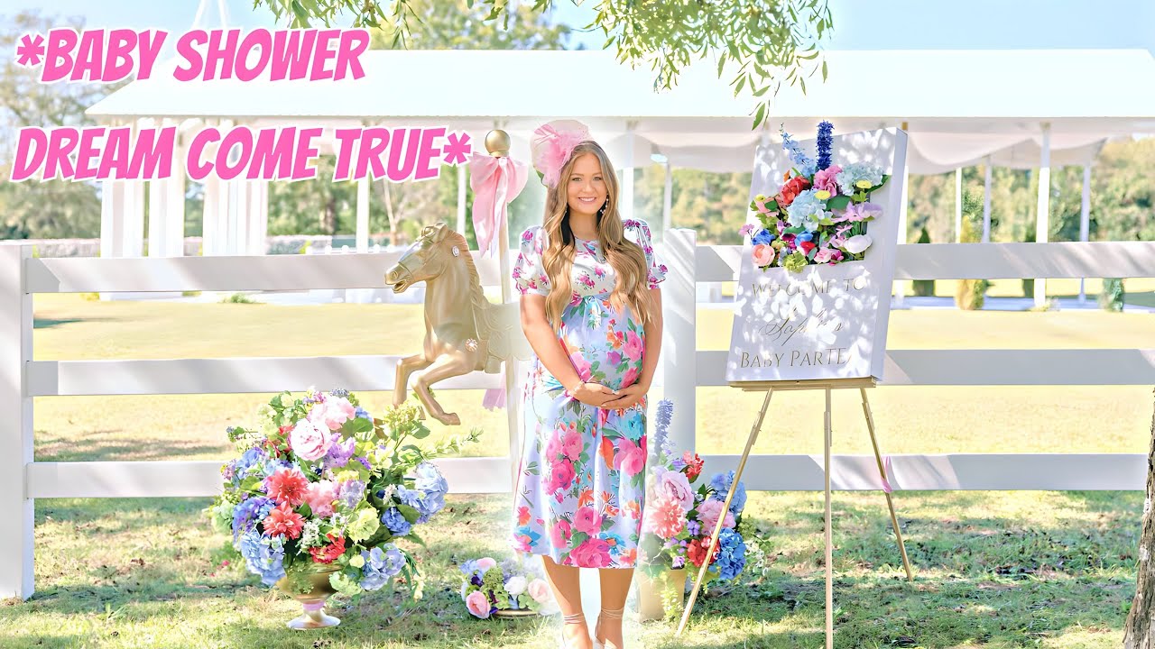 Our Final Baby Shower + HAUL | real life tea party