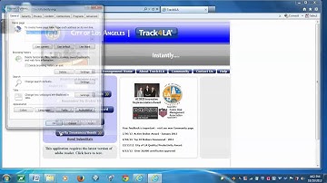 Track4LA Help Video - Creating Shortcut to Track4LA using IE