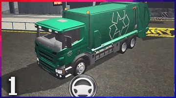 Trash Truck Simulator - Gameplay Walkthrough - Parte 1