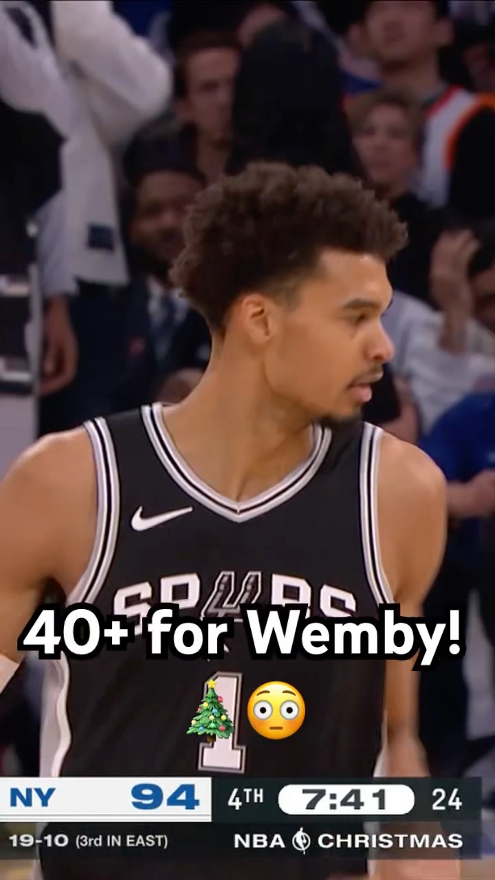 Victor Wembanyama’s HISTORIC performance at MSG on #NBAXmas! ??|#Shorts