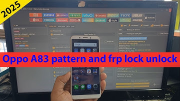 Oppo A83 pattern and frp lock unlock by unlock tool 2025.
