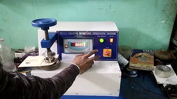 Bursting Strength Tester