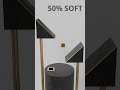 0% vs 100% Soft Gold Cube Satisfying Simulation | Blender3D