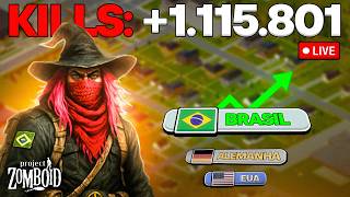 🔴 AO VIVO | 1.1 MILHÃO DE KILLS | 8 ANOS | MUNDIAL ZOMBOID 🇧🇷