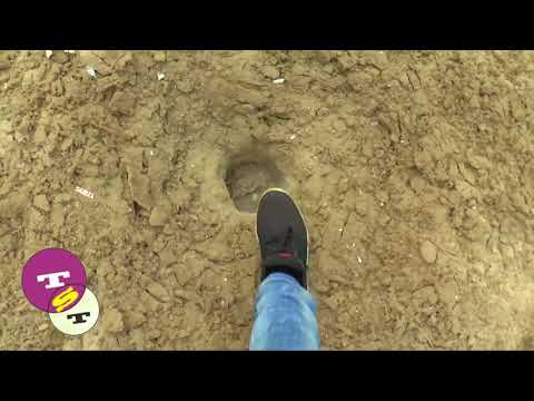He buried the fireworks in the beach heap and this unexpected event happened