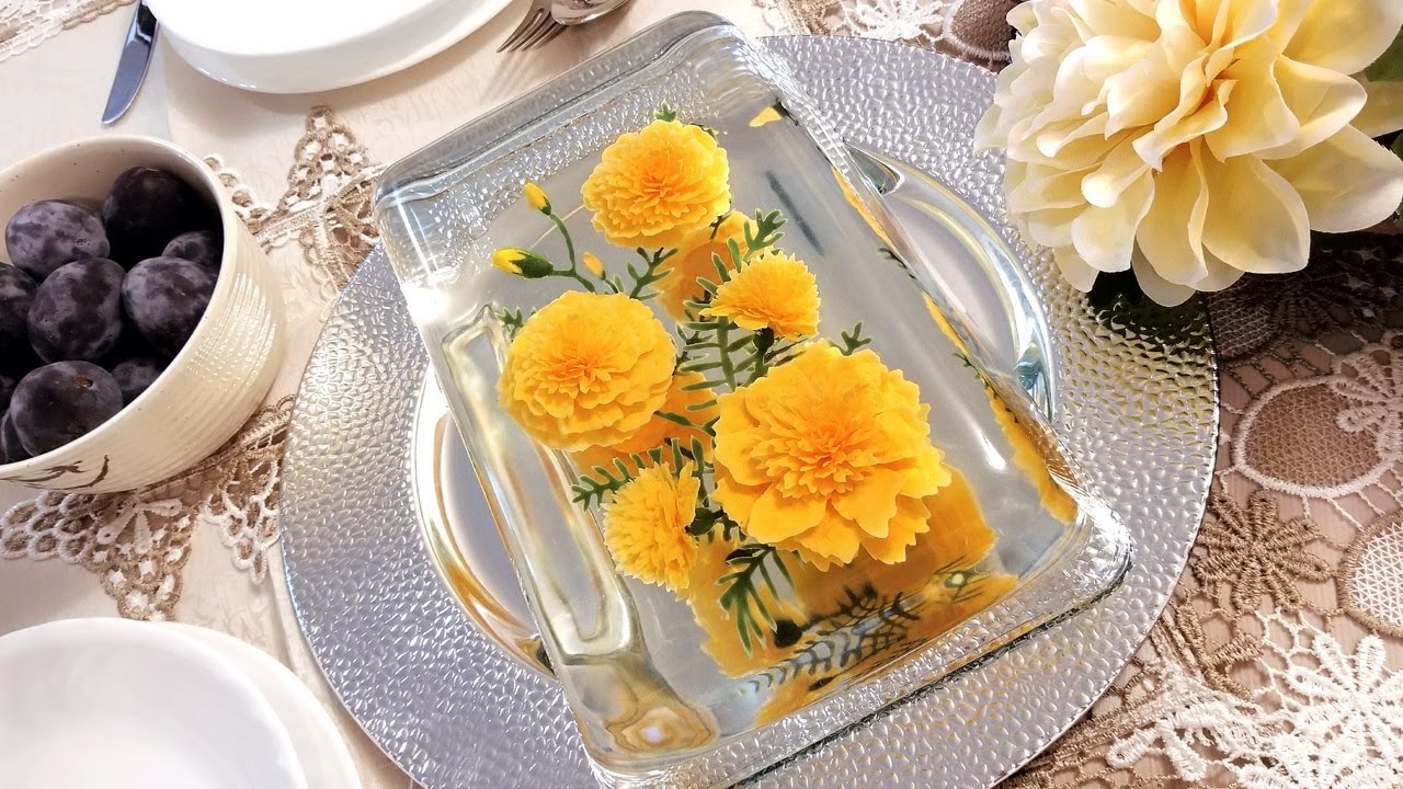 Thanksgiving Jelly Art Dessert - Gelatin Art