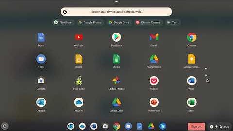 Chromebook After You Log In First Time for PHS Students