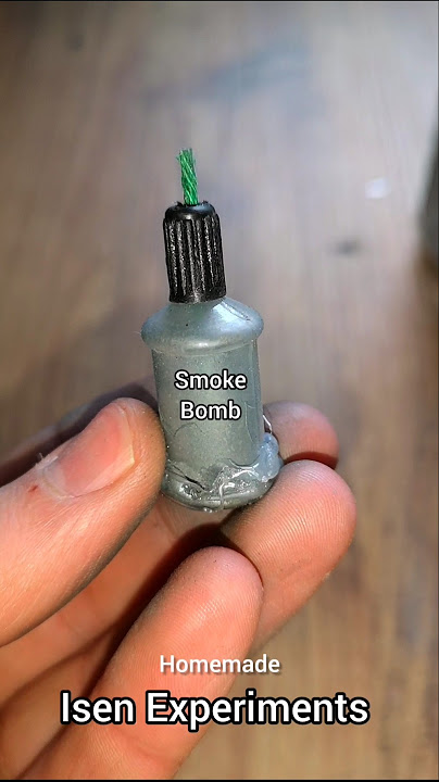 DIY Small Smoke Bomb #experiment #firecrackers #fireworks #crackers #lifehack