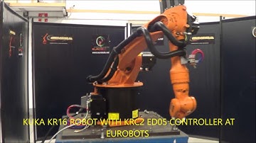 KUKA KR16 ROBOT WITH KRC2 ED05 CONTROLLER AT EUROBOTS
