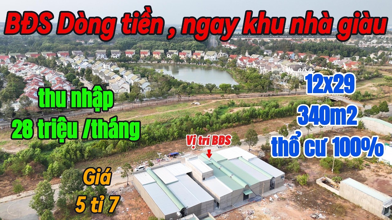 BĐS DÒNG TIỀN 28 TRIỆU/THÁNG – NGAY KHU NHÀ GIÀU  – GẦN VÀNH ĐAI 4 –nhà trọ dòng tiền Bình Dương