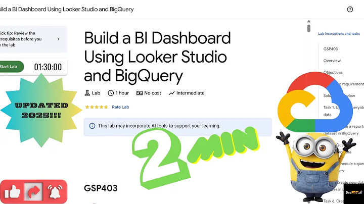 Build a BI Dashboard Using Looker Studio and BigQuery||GSP403|| #gsp403 #solutions #googlecloud