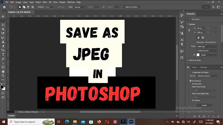 How To Save As Jpeg in Photoshop | Save Image as Jpegin photoshop (2025)-Easy guide