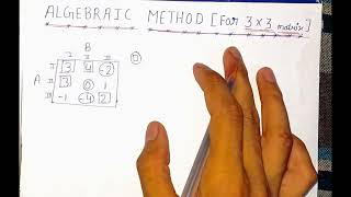 Algebraic method in game theory | algebraic method in Hindi | algebraic method operation research