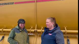 A Haybuster 2800 Demo at Gaugler Angus