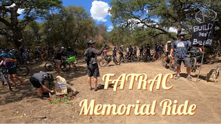 Granite Bay Memorial Ride with FATRAC for the #BullyDozer Jump Site / MTB Group Peaceful Protest 