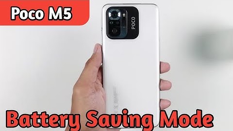 How To Enable Battery Saving Mode In Poco M5, Poco M5 Mein Battery Saving Mode On Kaise