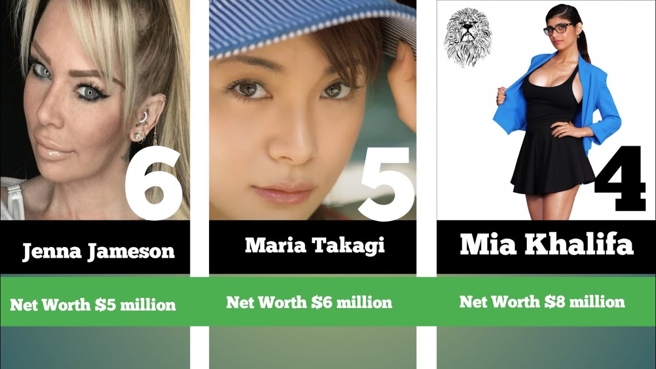 The 15 Richest Porn Stars in 2023 to 2024 Comparison - YouTube