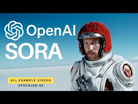 OpenAI Sora: All Example Videos with Prompts | Upscaled 4K