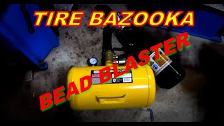 Tire bead blaster - BAZOOKA STYLE - cannon bead seater tool