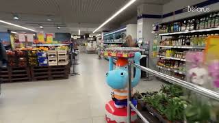 Minskte Market Alışverişi Ve Kiraladığım Evden Görüntüler