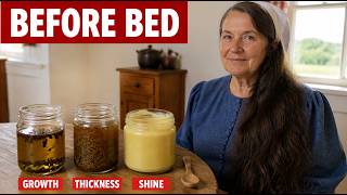Most People Treat Their Hair Wrong Before Bed! Try These Old Amish Recipes for Waist-Length Hair
