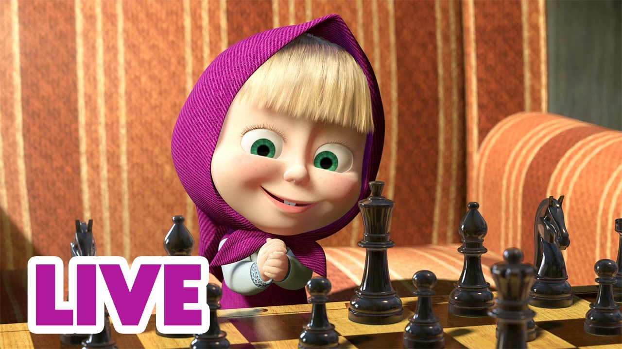 🔴 AO VIVO 👱♀️🐻 Masha e o Urso 🍀 Sorte ou Azar? 🐈‍⬛❓Masha and the Bear