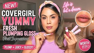CoverGirl Yummy Fresh Plumping Gloss | First Impressions