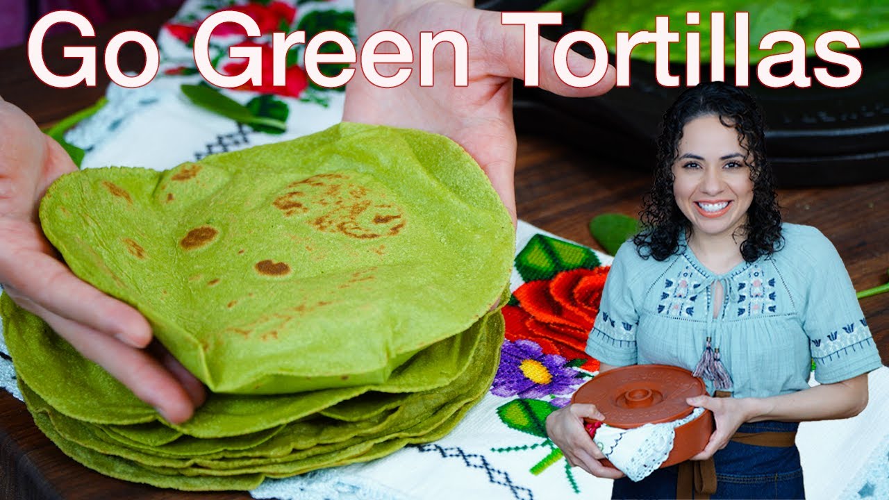 Homemade CORN TORILLAS CACTUS Flavor | Villa Cocina