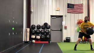 Shuffle Step MB Shotput