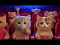 Clumsy Cat Dian at the Movie Theater(映画館)
