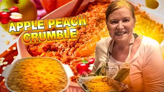 Apple Peach Crumble | Mouthwatering Apple Peach Crumble Recipe | Diana Kitchen in Denver | Ep-283