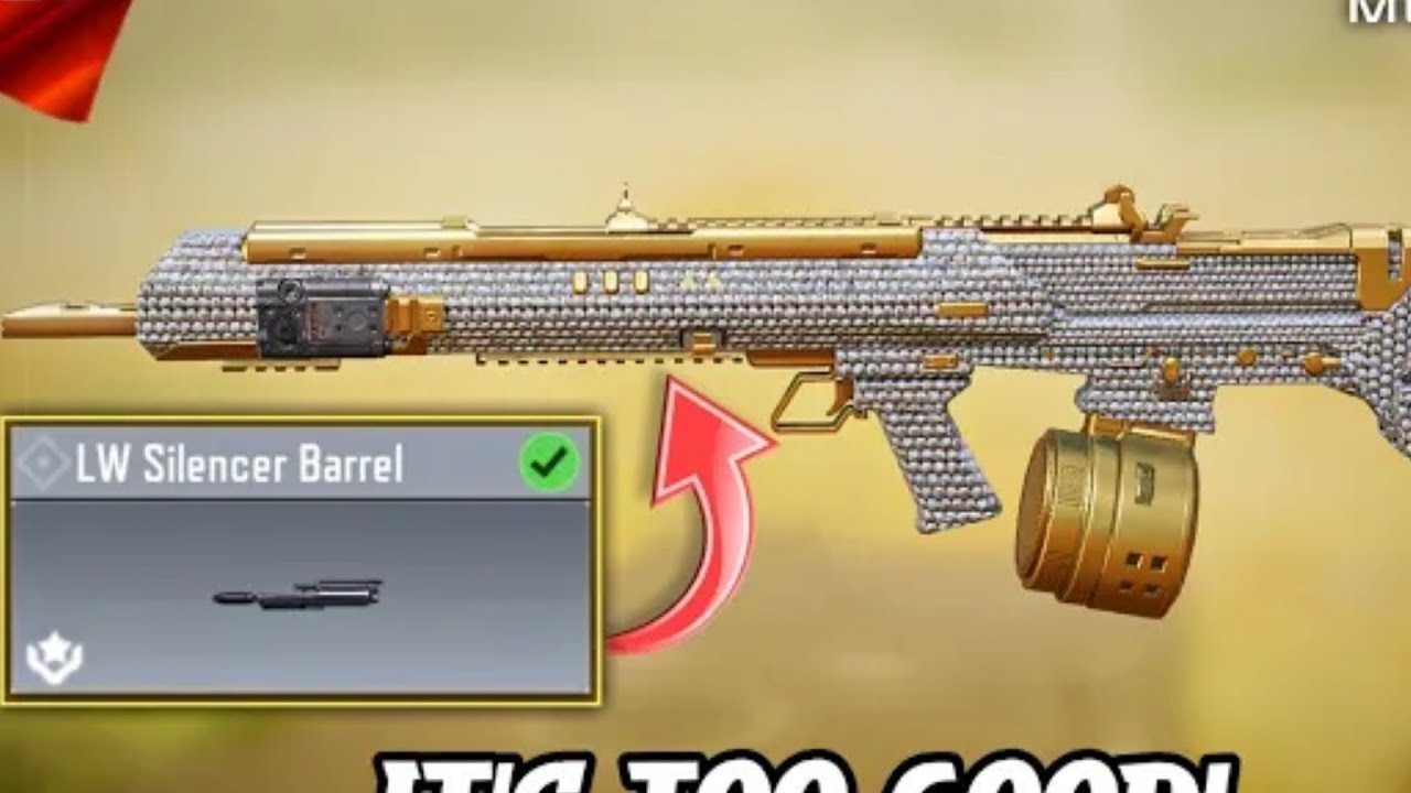 Then new LW silencer Barrel attachment of UL736 is insane