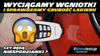 Volkswagen Golf MK1 GLD (1979) - wyciągamy wgniotki i mierzymy lakier [ #showtestuje ] VLOG 4K