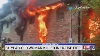 81-year-old woman killed in Winston-Salem house fire
