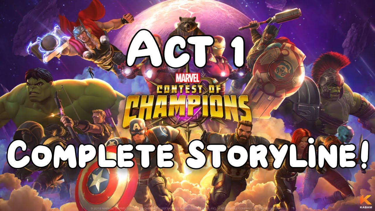 Complete Act 1 Storyline | Marvel Contest Of Champions