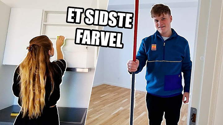 Fikser de sidste ting i den gamle lejlighed