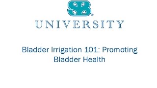Bladder Irrigation