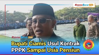 Bupati Ciamis Usul Kontrak PPPK Sampai Usia Pensiun