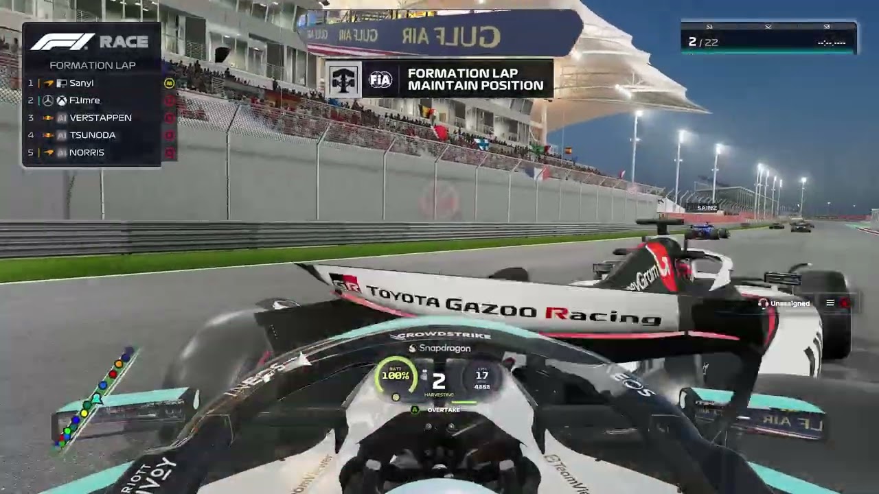 F1 2025 Coop Karrier mód Mclaren Vs Mercédesz
