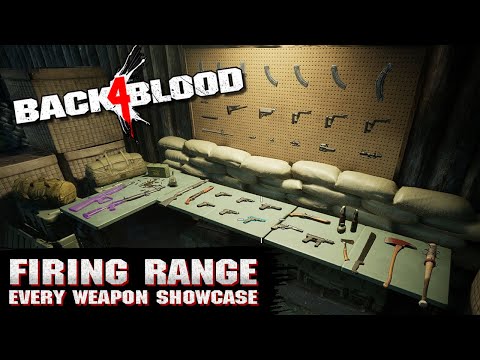 Back 4 Blood Beta - All Weapons Showcase - Fort Hope Firing Range