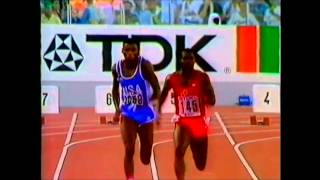Rome 1987 World Championships Athletics Men's 100 metres Final Ben Johnson 9.83 WR
