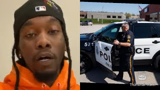 OFFSET GETS ARRESTED LIVE ON IG POLICE RUNS DOWN WITH GUNS OUT 🤦🏽‍♂️