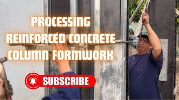 Reinforceed concrete column construction process / How is made ???
