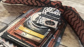 5 Days of Halloween Crafts- Tag Mini Album Actualización