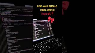 Jab bug solve na ho aur code bhi attitude dikhane lage 💔💻 #coding #programming #bug #kishorekumar