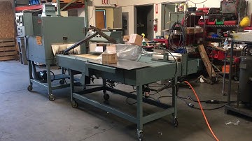 Shanklin S24B Semi-Automatic L-Bar Sealer with T-7XL Heat Shrink Tunnel