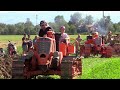 2x Orsi Anteo cingolati testa calda in aratura | Tracked hot bulb tractors ploughing