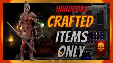 Diablo II - Amazon Crafted Items Only (Part 1)