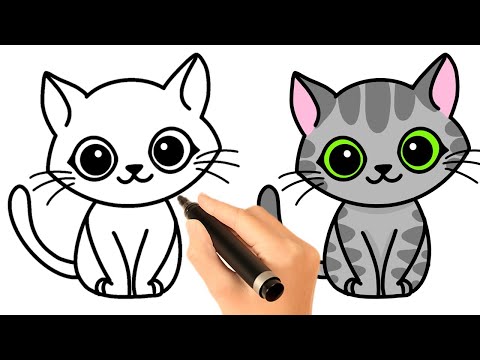 Vidéo: Comment Dessiner Un Chat