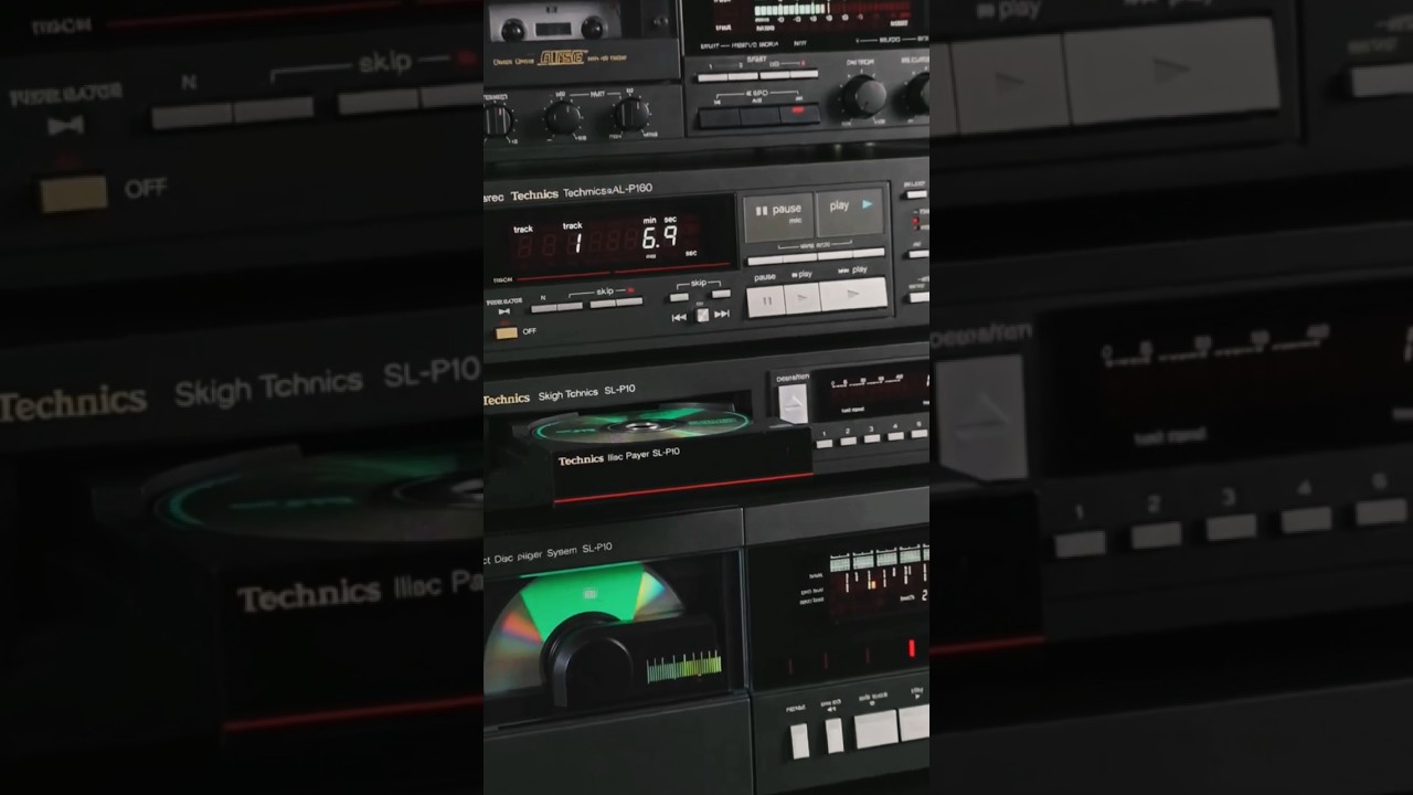 The Technics SL-P10 is a rare first-generation CD player released 